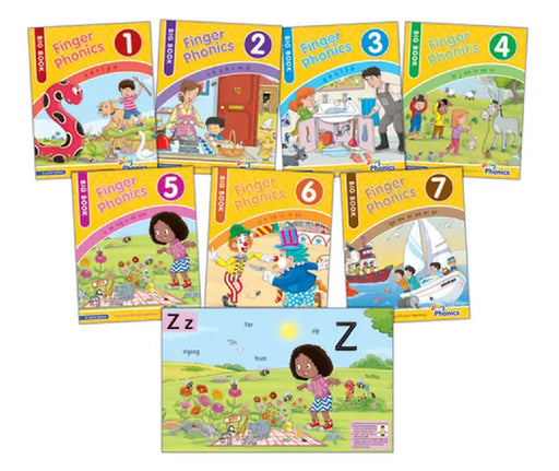 Finger Phonics Big Books 1-7: In Print Letters (American English Edition) by Sue Lloyd