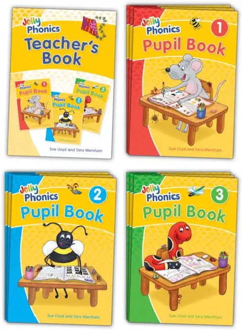 Jolly Phonics Class Set: in Precursive Letters by Edward Scheinerman