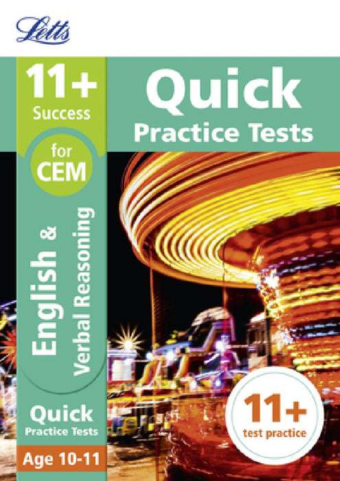 Letts 11+ Success - 11+ Verbal Reasoning Quick Practice Tests: For the Cem Tests: Age 10-11
