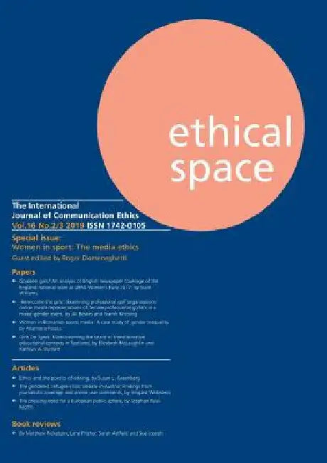 Ethical Space Vol.16 Issue 2/3 by Richard Lance Keeble