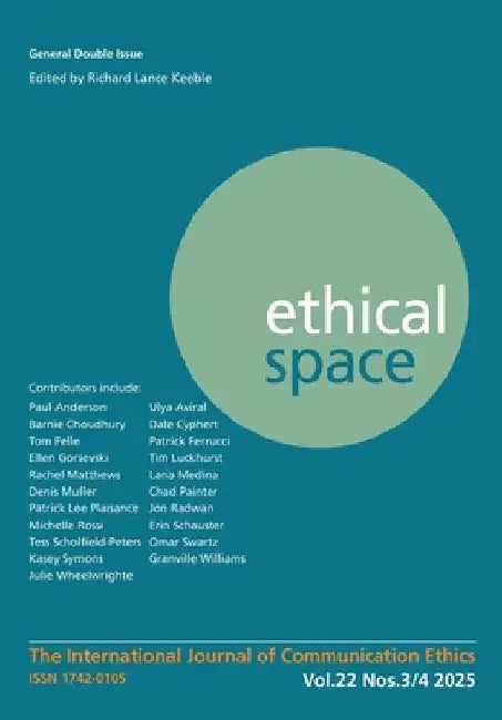 Ethical Space Vol. 22 Issue 3/4 by Donald Matheson