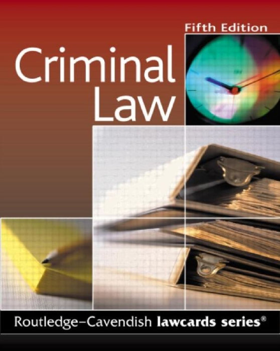 Criminal Lawcards by Marshall Cavendish Corporation