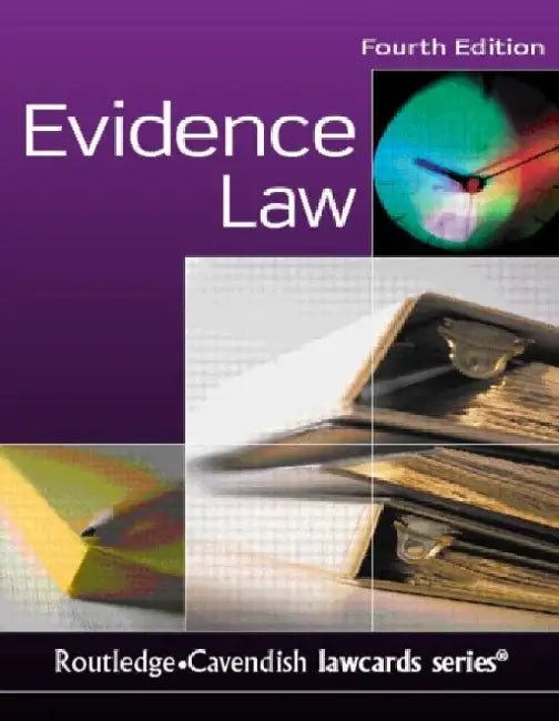 Cavendish, Evidence Lawcards by Lisa Down