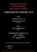 CROWCASS. Central Registry of War Criminals and Security Suspects.Wanted Lists. Soft back edition. by Supreme Headquarters Allied Expeditionar