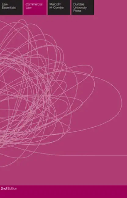 Commercial Law Essentials by Malcolm Combe