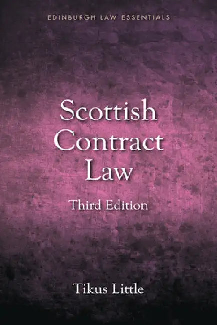 Scottish Contract Law Essentials by Little, Tikus