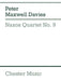 Naxos Quartet No. 9: String Quartet Study Score by Peter Maxwell Davies