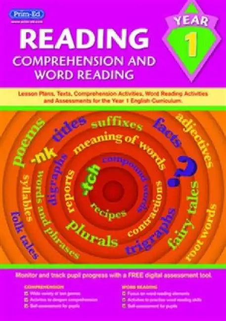 Reading - Comprehension and Word Reading: Lesson Plans, Texts, Comprehension Activities, Word Reading Activities and Assessments for the Year 1 English Curriculum by Prim-Ed Publishing