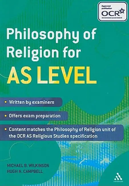 Philosophy of Religion for AS Level by Michael B. Wilkinson