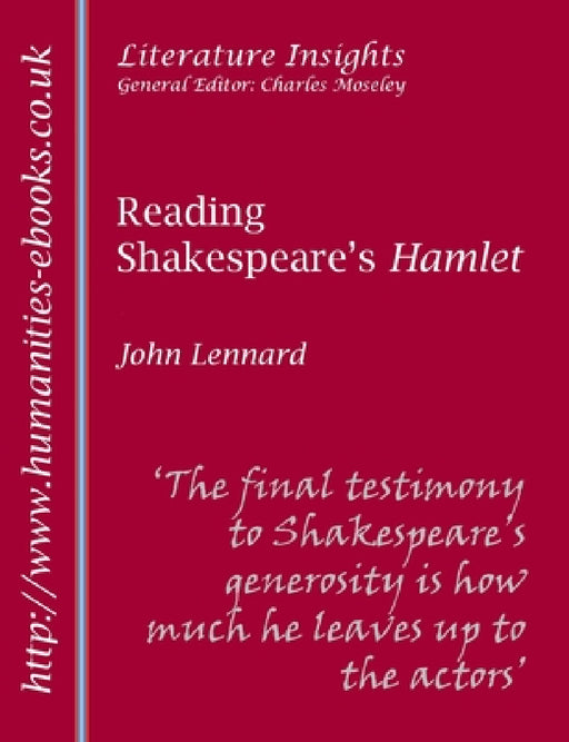 Reading Shakespeare's Hamlet by John Lennard