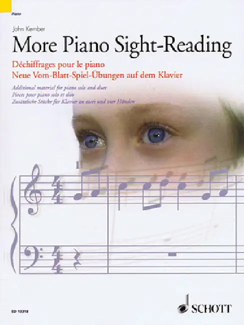 More Piano Sight-Reading: Additional Material for Piano Solo and Duet by John Kember