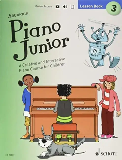 Piano Junior: Lesson Book 3: Book/Online Audio by Hans-Gunter Heumann
