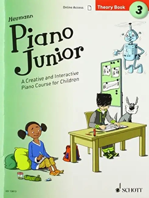 Piano Junior: Theory Book 3: Book/Online Audio by Hans-Gunter Heumann