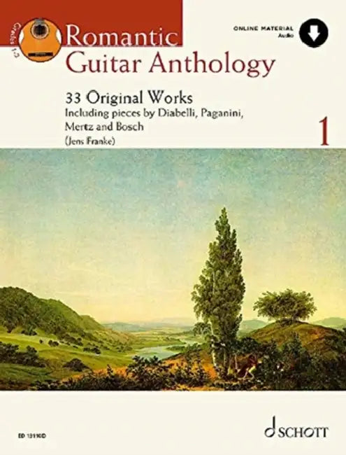Romantic Guitar Anthology - Volume 1 33 Original Works Including Works by Diabelli, Paganini, Mertz and Bosch - Book/Online Audio by Giorgio (Senior Researcher, Head of Neurophysiology Laboratory, IRCCS San Camillo Hospital, Venice, Italy); Cappelletti, Marinella; Mondini, Sara Arcara