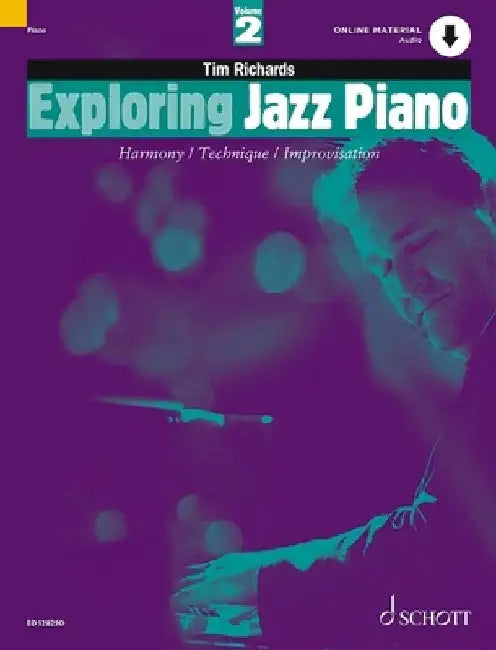 Exploring Jazz Piano - Volume 2 - Book/Online Audio by Tim Richards