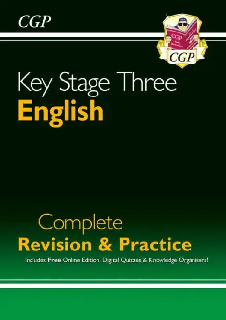 KS3 English Complete Revision & Practice (with Online Edition, Quizzes and Knowledge Organisers) by CGP Books