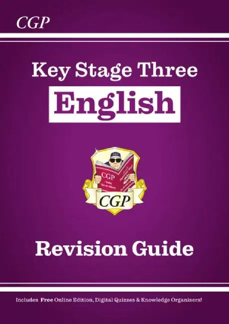 KS3 English Revision Guide (with Online Edition, Quizzes and Knowledge Organisers) by CGP Books