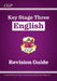 KS3 English Revision Guide (with Online Edition, Quizzes and Knowledge Organisers) by CGP Books