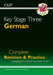 KS3 German Complete Revision & Practice (with Free Online Edition & Audio) by CGP Books