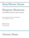 Elogium Musicum: Amatissimi Amici Nunc Remoti Satb Choir and Orchestra by Hans Werner Henze