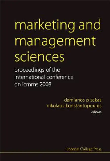 Marketing & Management Sciences by Al Damianos P Sakas Et
