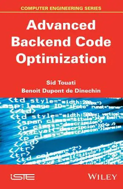Advanced Backend Optimization by Sid Touati