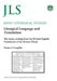 Joint Liturgical Studies 77: Liturgical Language and Translation by Thomas O'Loughlin