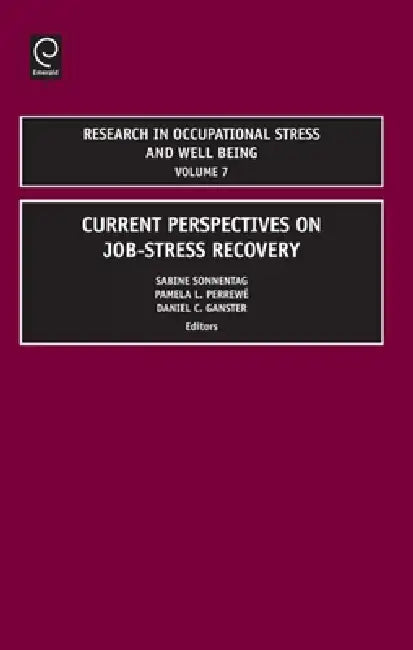 Research in Occupational Stress and Well Being by Sabine Sonnetag, Pamela L. Perrewé, Daniel C. Ganster