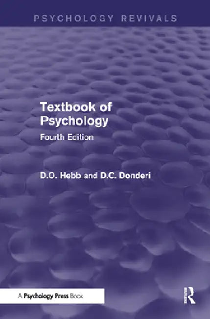 Textbook of Psychology by D. O. Hebb
