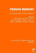 Person Memory (PLE: Memory): The Cognitive Basis of Social Perception by Reid Hastie