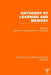 Ontogeny of Learning and Memory (PLE: Memory) by Norman E. Spear