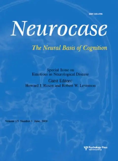 Emotions in Neurological Disease: A Special Issue of Neurocase by Rosen Howard J.