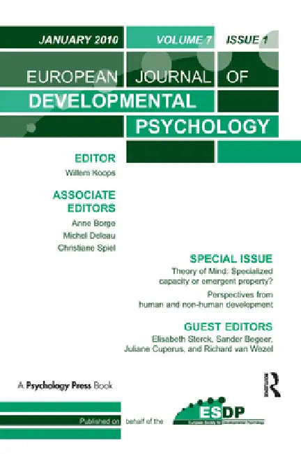 Theory of Mind: Specialized Capacity or Emergent Property? Perspectives from Non-human and Human Development: A Special Issue of the European Journal by Sterck Elisabeth