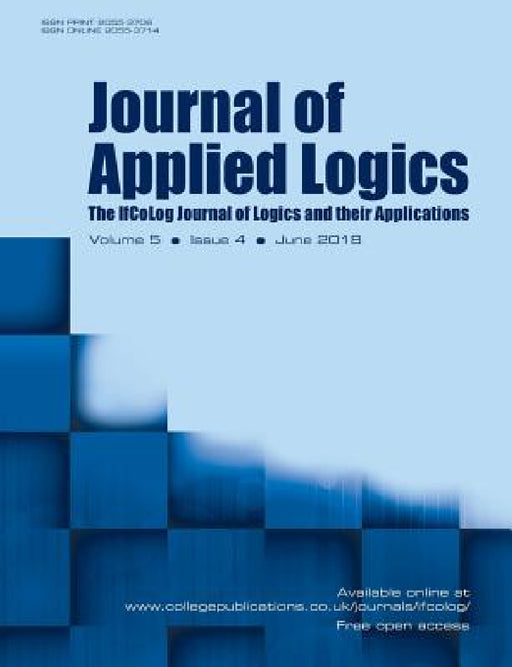 Journal of Applied Logics - IfCoLog Journal: Volume 5, number 4, June 2018 by Dov Gabbay
