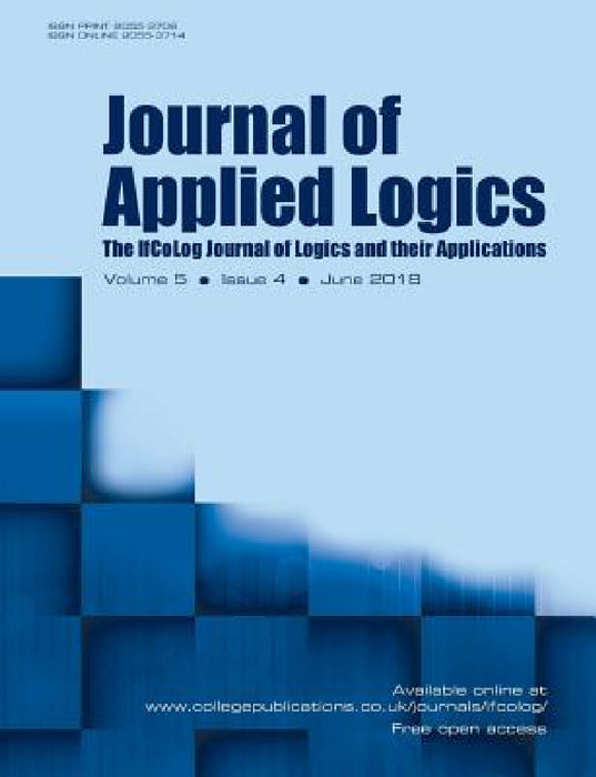 Journal of Applied Logics - IfCoLog Journal: Volume 5, number 4, June 2018 by Dov Gabbay