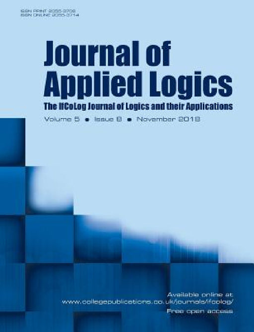 Journal of Applied Logics - IfCoLog Journal: Volume 5, number 8, November 2018 by Dov Gabbay
