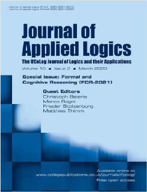 Journal of Applied Logics - The IfCoLog Journal of Logics and their Applications - Volume 10, Issue 2, March 2023. Special issue: Formal and Cognitive by Beierle, Christoph