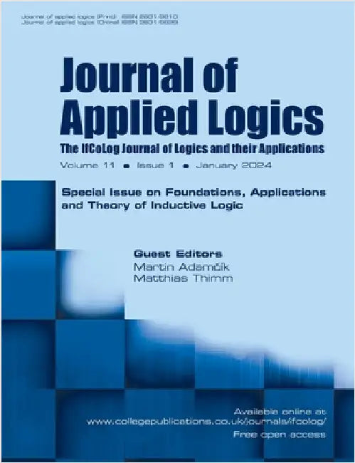Journal of Applied Logics, Volume 11, Number 1, January 2024. Special Issue: Foundations, Applications and Theory of Inductive Logic by Adamčik, Martin