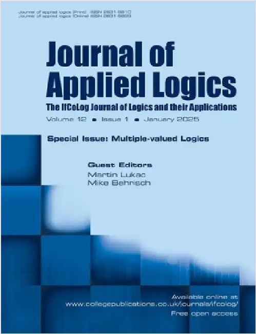 Journal of Applied Logics. IfCoLog Journal of Logics and their Applications. Volume 12, number 1, January 2025. Special Issue: Multiple Valued Logics by Lukac, Martin