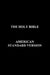 Holy Bible-Asv by Anon