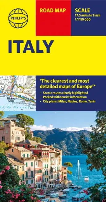 Philip's Italy Road Map: (Philip's Sheet Maps) by Philip's Maps