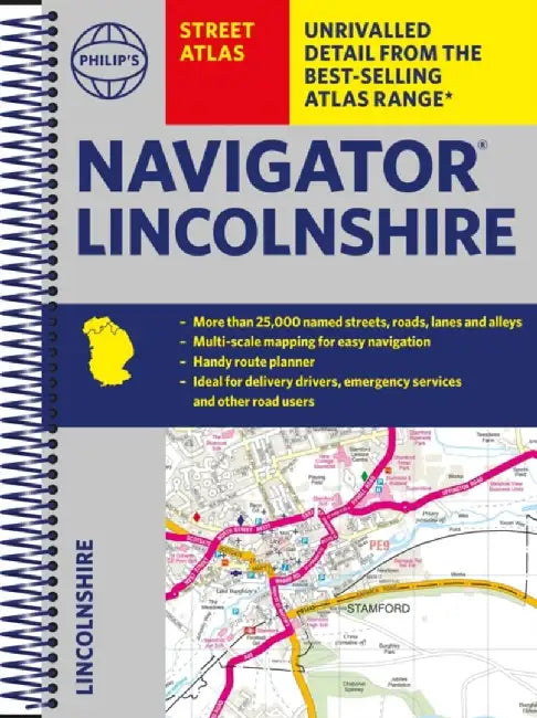 Philip's Street Atlas Navigator Lincolnshire by Philip's Maps