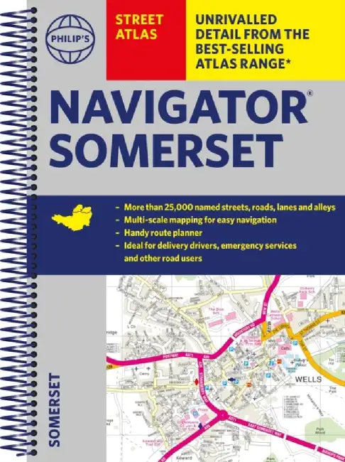 Philip's Street Atlas Navigator Somerset by Philip's Maps