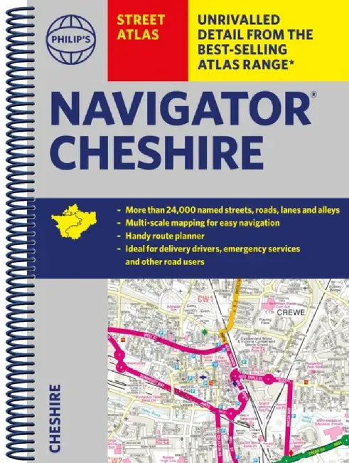 Philip's Street Atlas Navigator Cheshire by Philip's Maps