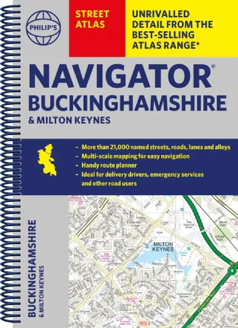 Philip's Navigator Street Atlas Buckinghamshire and Milton Keynes by Philip's Maps