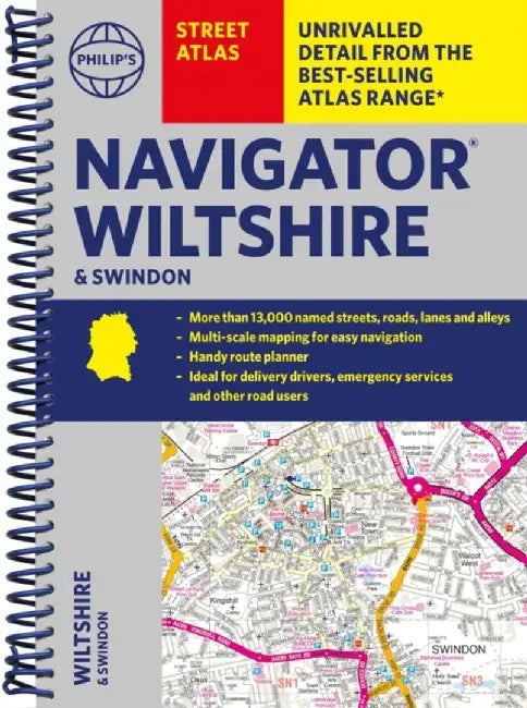 Philip's Navigator Street Atlas Wiltshire and Swindon by Philip's Maps