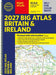 Philip's 2027 Big Road Atlas of Britain and Ireland (A3 Spiral): With Natural Landscape Contouring by Philip's Maps