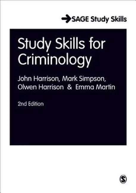 Study Skills for Criminology by John Harrison