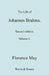 The Life of Johannes Brahms. Revised, Second Edition. (Volume 1). by Florence May, Travis &. Emery