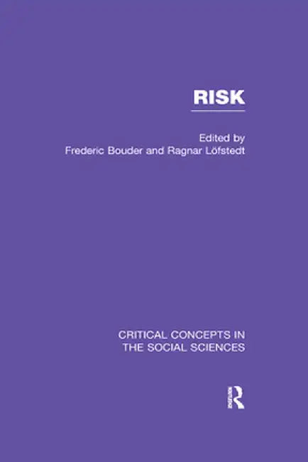 Risk by Ragnar Lofstedt